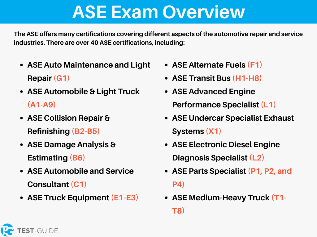 Free ASE Practice Test 8  Exams Test Guide com