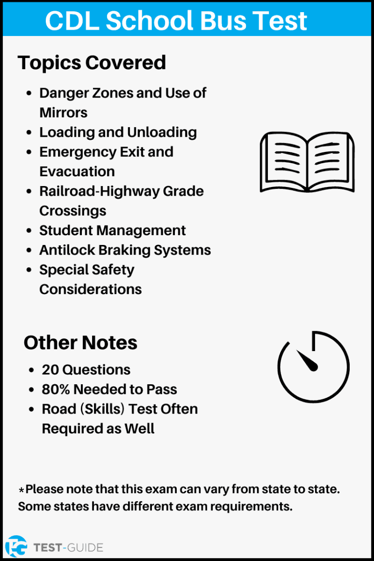 CDL School Bus Practice Test [100% Free] | Test-Guide