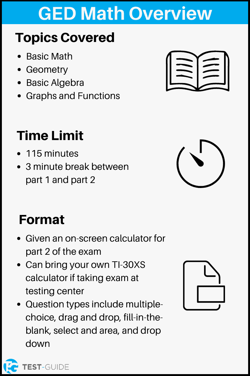 GED Math Practice Test Free Questions Answers Test Guide